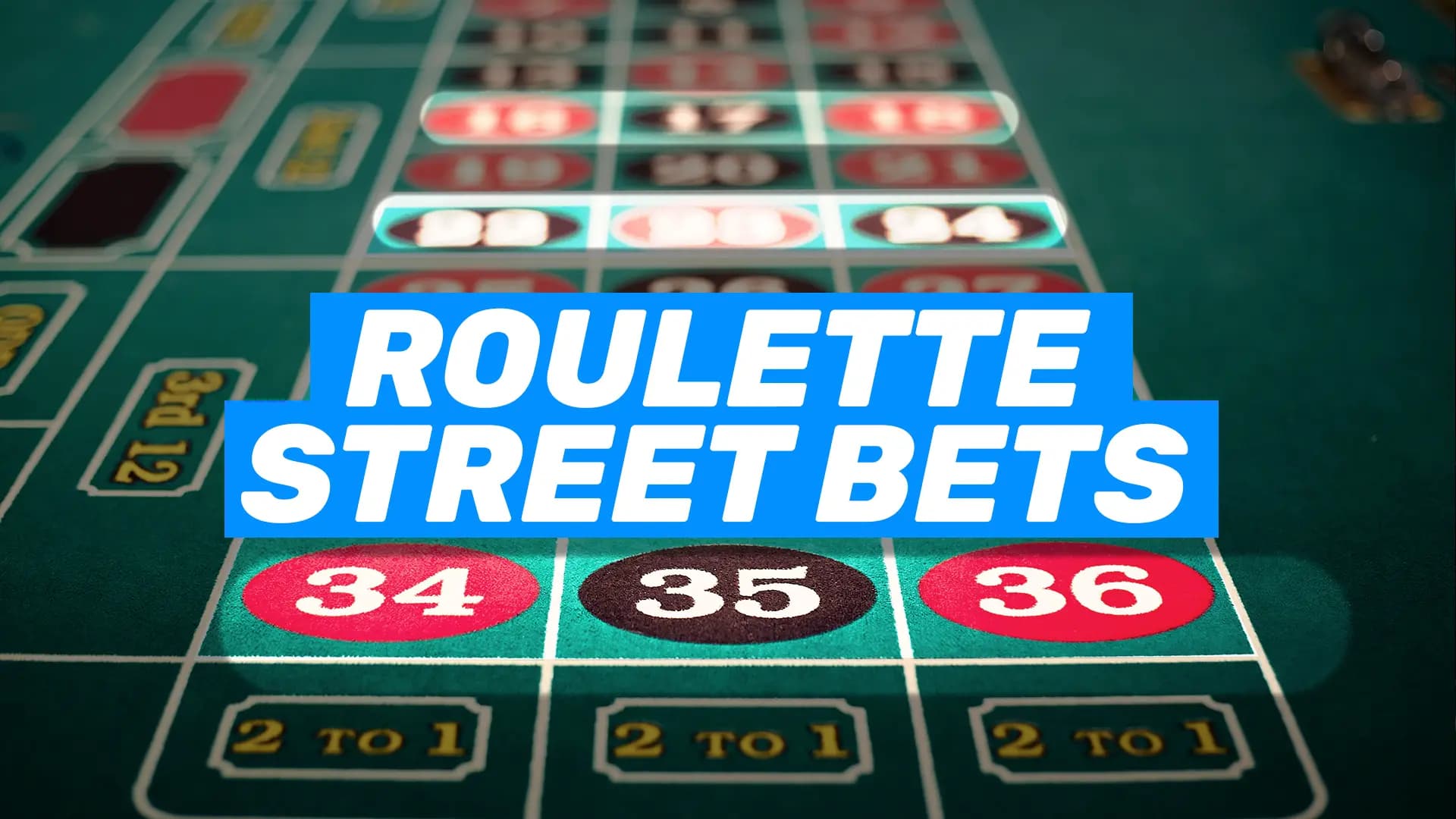 Roulette Street Bets - Bovada Casino