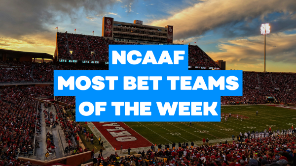 NCAAF Most Bet Teams